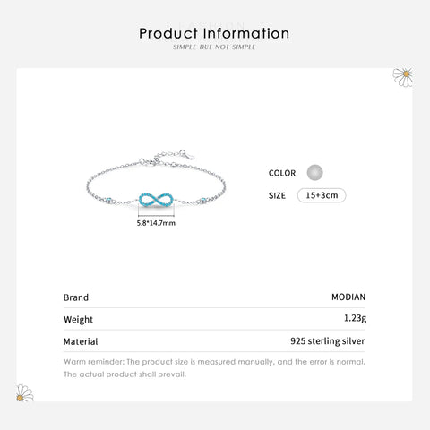 Damenarmband aus 925 Sterling Silber mit natürlichem Türkis