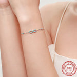 Damenarmband aus 925 Sterling Silber mit natürlichem Türkis