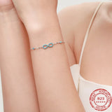 Damenarmband aus 925 Sterling Silber mit natürlichem Türkis