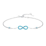 Damenarmband aus 925 Sterling Silber mit natürlichem Türkis