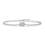 1CT Moissanit Armband aus 925er Sterlingsilber mit GRA-Zertifikat