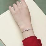 1CT Moissanit Armband aus 925er Sterlingsilber mit GRA-Zertifikat