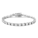 Tennisarmband aus 925er Sterling Silber mit klaren Zirkonia