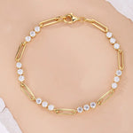 3MM Moissanite Armband für Damen aus 925er Sterling Silber