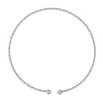 1,60CT Herzförmiges Moissanit offenen Tennis-Negligee 925er Sterlingsilber