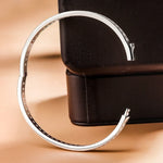 Moissanit Armreif aus 925 Sterling Silber 100% echte Steine für stilvolle Frauen