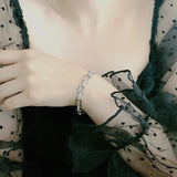 Armband aus 925er Sterling Silber mit Zirkon-Einlage