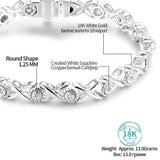 Damenarmband aus 925er Silber mit 18K vergoldeten Akzente