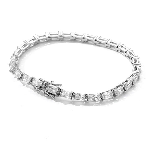 Tennisarmband aus 925er Sterling Silber mit klaren Zirkonia