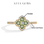 # Blumenring mit blauen Moissanitsteinen aus 925er Sterlingsilber für Damen - Eleganter, handgefertigter Schmuck