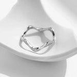 925 Sterling Silber Ring mit blauen und lila Steinen für Frauen