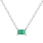925 Sterling Silber Vintage Eleganter synthetischer Paraiba Turmalin