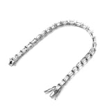 Tennisarmband aus 925er Sterling Silber mit klaren Zirkonia