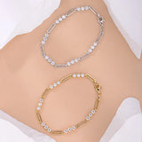 3MM Moissanite Armband für Damen aus 925er Sterling Silber