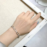 Armband aus 925er Sterling Silber mit Zirkon-Einlage