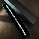 Armband aus 925 Sterling Silber mit 6 mm Breite für Frauen