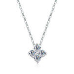 s925 Silber-Halsband mit funkelnden Kristallen