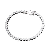 Funkelndes Moissanit S925 Sterling Silber Tennisarmband glitzernden Steinen