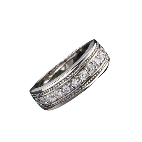 925 Sterling Silber Ring für damenmit Voll-Moissaniten
