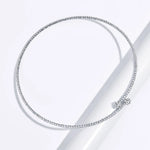 1,60CT Herzförmiges Moissanit offenen Tennis-Negligee 925er Sterlingsilber