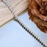 925er Sterlingsilber Armband mit brillanten Moissanit-Diamanten