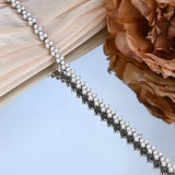 925er Sterlingsilber Armband mit brillanten Moissanit-Diamanten