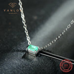 925 Sterling Silber Vintage Eleganter synthetischer Paraiba Turmalin