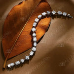 # Elegantes Armband aus 100% 925 Sterlingsilber mit Moissanit in verschiedenen Schliffen – Funkelnd und zeitlos schön!