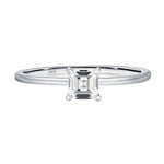 Ring mit D Color Moissanite im