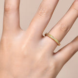 # Eleganter S925 Silber Ring mit Zirkonia, Doppelschicht-Design, strahlend und modern