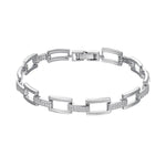 Armband aus 925er Sterling Silber mit Zirkon-Einlage