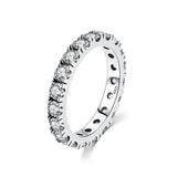 blauer Zirkonia Ring aus 925er Sterling SilberDamenring