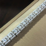 Armband aus 925 Sterling Silber mit 6 mm Breite für Frauen