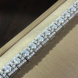 Armband aus 925 Sterling Silber mit 6 mm Breite für Frauen