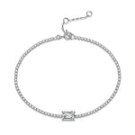 1CT Moissanit Armband aus 925er Sterlingsilber mit GRA-Zertifikat