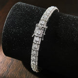 Armband aus 925 Sterling Silber mit 6 mm Breite für Frauen
